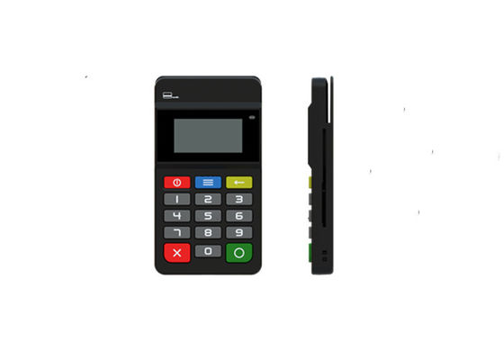 Lector de tarjetas magnéticas EMV, Mini Terminal POS con teclado