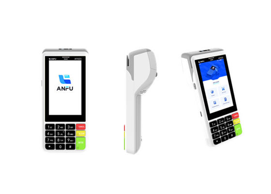 ANFU EMV certificado Android Pago móvil inteligente POS 4g portátil Pago con tarjeta de giro Pago de terminales POS con lector NFC