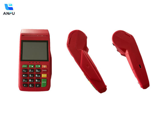 ANFU POS de pantalla táctil de 2.8 pulgadas con teclado EFTPOS Terminal tradicional de soporte de tarjeta VISA