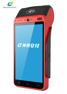 Impresora de alta velocidad de 5,5 pulgadas, terminal inteligente POS Android, compatible con 4G Wifi