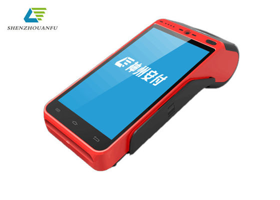 Impresora de alta velocidad de 5,5 pulgadas, terminal inteligente POS Android, compatible con 4G Wifi