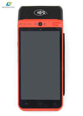 Impresora de alta velocidad de 5,5 pulgadas, terminal inteligente POS Android, compatible con 4G Wifi