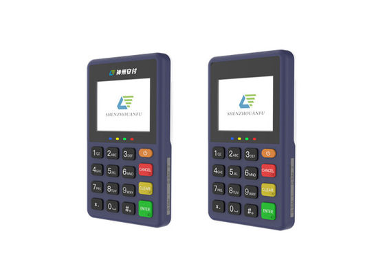 2.4 pulgadas de pantalla móvil de mano POS Terminal 4G / WIFI / inalámbrico Mini Linux POS Sistema con NFC
