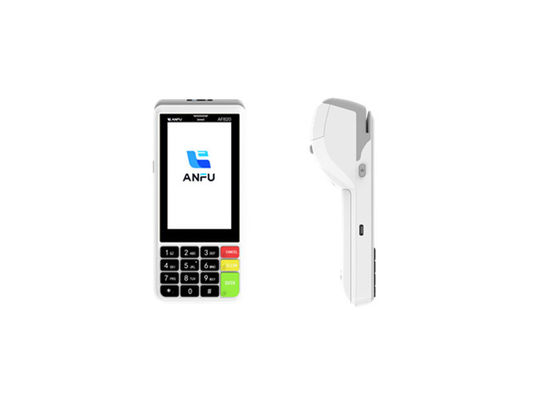 ANFU EMV certificado Android Pago móvil inteligente POS 4g portátil Pago con tarjeta de giro Pago de terminales POS con lector NFC