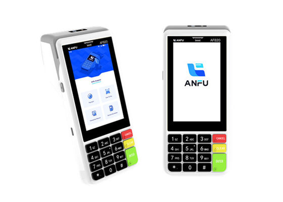 ANFU AF820 Máquina de venta móvil portátil Android 13 con escáner de código 4G/Wireless/WIFI