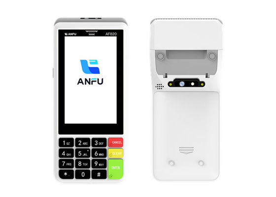 ANFU Smart POS Terminal con impresora pantalla táctil POS máquina POS de mano con NFC
