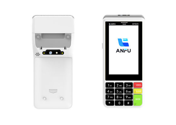 ANFU Smart POS Terminal con impresora pantalla táctil POS máquina POS de mano con NFC