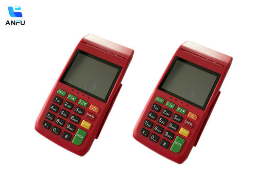 Máquina portátil inalámbrica NFC POS de mano con impresora 1D / 2D y escáner QR AF75