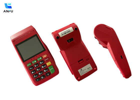 Linux RTOS NFC Pos Terminal Sysyem Tarjeta de crédito Tarjeta de débito Desliza máquina de mano con impresora Wifi