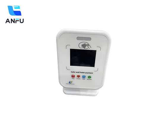Caja de sonido de código QR inalámbrico de escritorio QF100 altavoz en la nube con pantalla 4G y LCD para tiendas minoristas