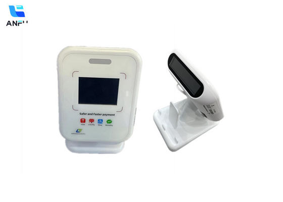 Caja de sonido de código QR inalámbrico de escritorio QF100 altavoz en la nube con pantalla 4G y LCD para tiendas minoristas