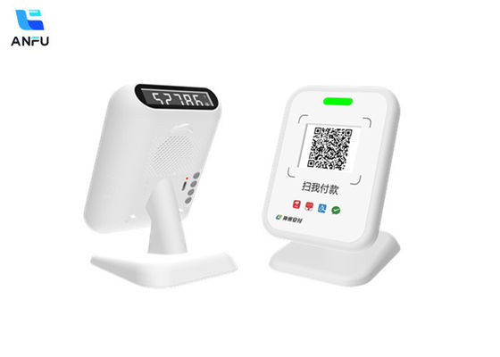 Sistema estático de pago de voz de altavoz caja de sonido con código QR de pago para la industria minorista
