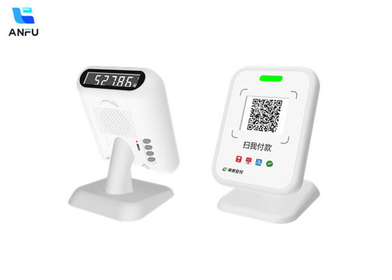 Pago de código QR altavoz de caja de sonido portátil para lector de código 4G y terminal de transmisión